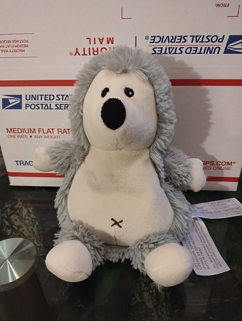 Warmies Cozy Plush Hedgehog Therapy Microwavable Heatable Toy